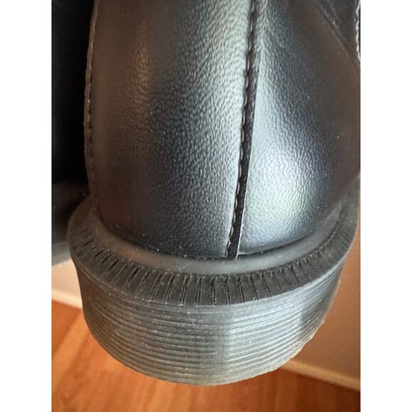 Dr. Martens Chelsea Black Flora Boot Vegan Leather 6 - Picture 12 of 12